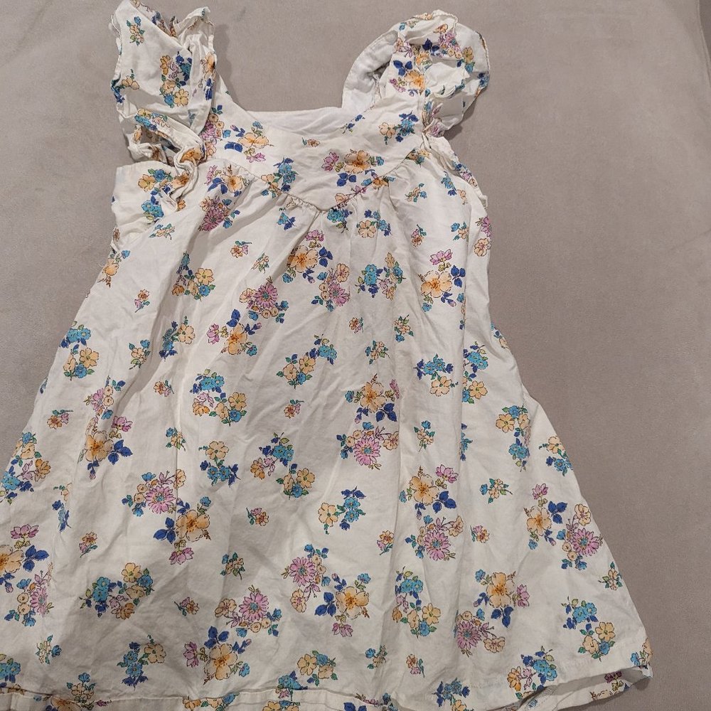 Floral short sleeve dress